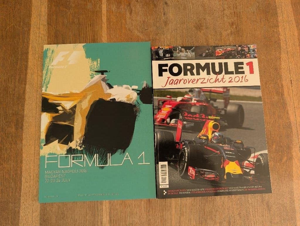 F1 overzicht 2016 & Programma Budapest 2016 (Max Verstappen), Diverse, Algemeen, Ophalen of Verzenden, Zo goed als nieuw