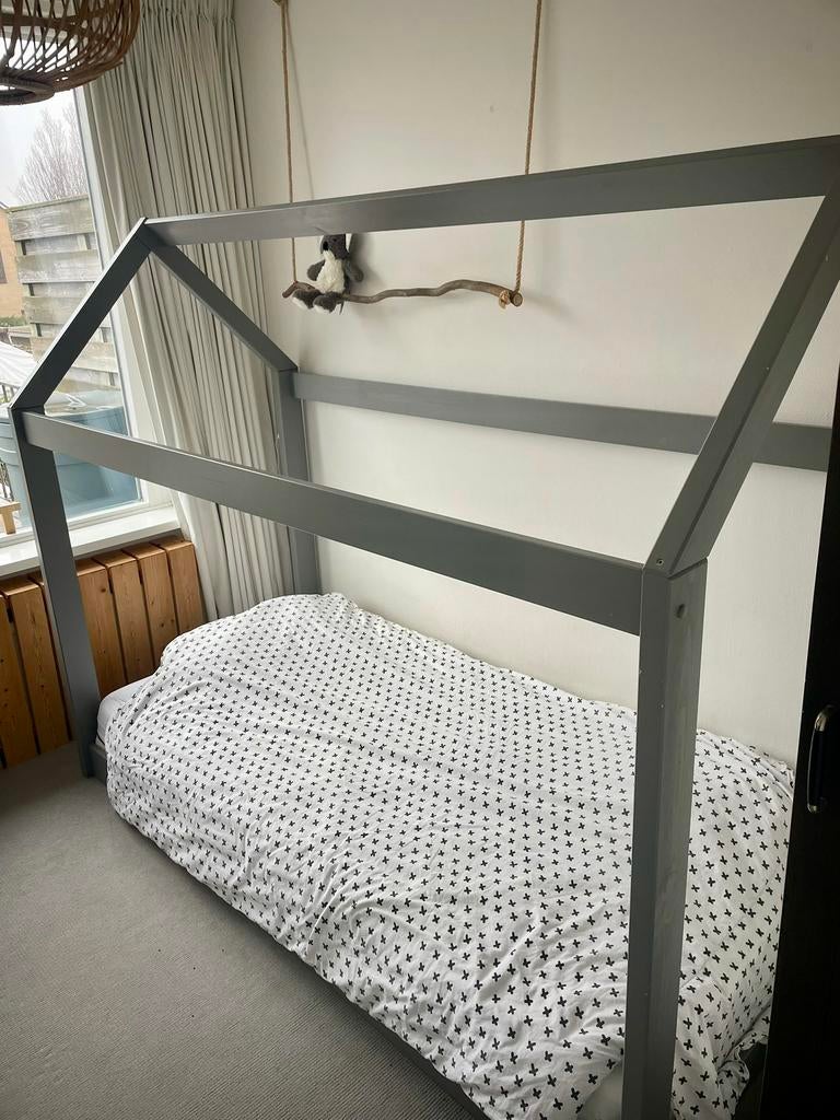 Huisjes bed van wehkamp, Huis en Inrichting, Slaapkamer | Bedden, Huisje, 90 cm, Eenpersoons, Ophalen of Verzenden