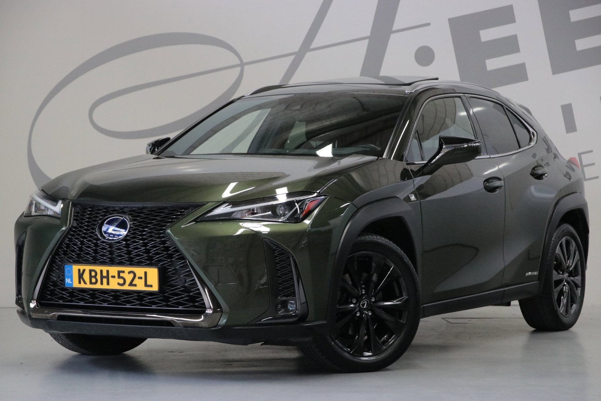 Lexus UX 250h F Sport Line/LED, Gebruikt, 4 cilinders, Leder en Stof, Bedrijf