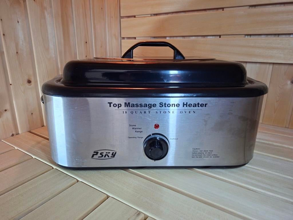 Hotstones heater inclusief 36 hotstones, Ophalen