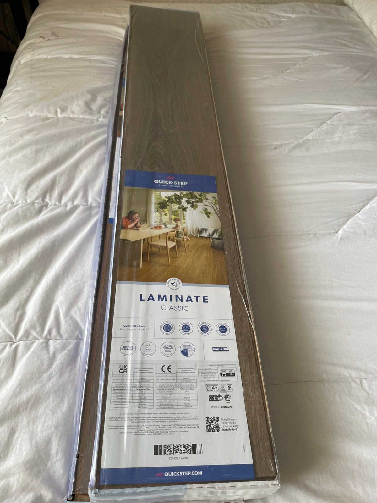 Laminate Quick-Step Classic 2 dozen, Ophalen, Kunststof, 50 tot 150 cm, Nieuw