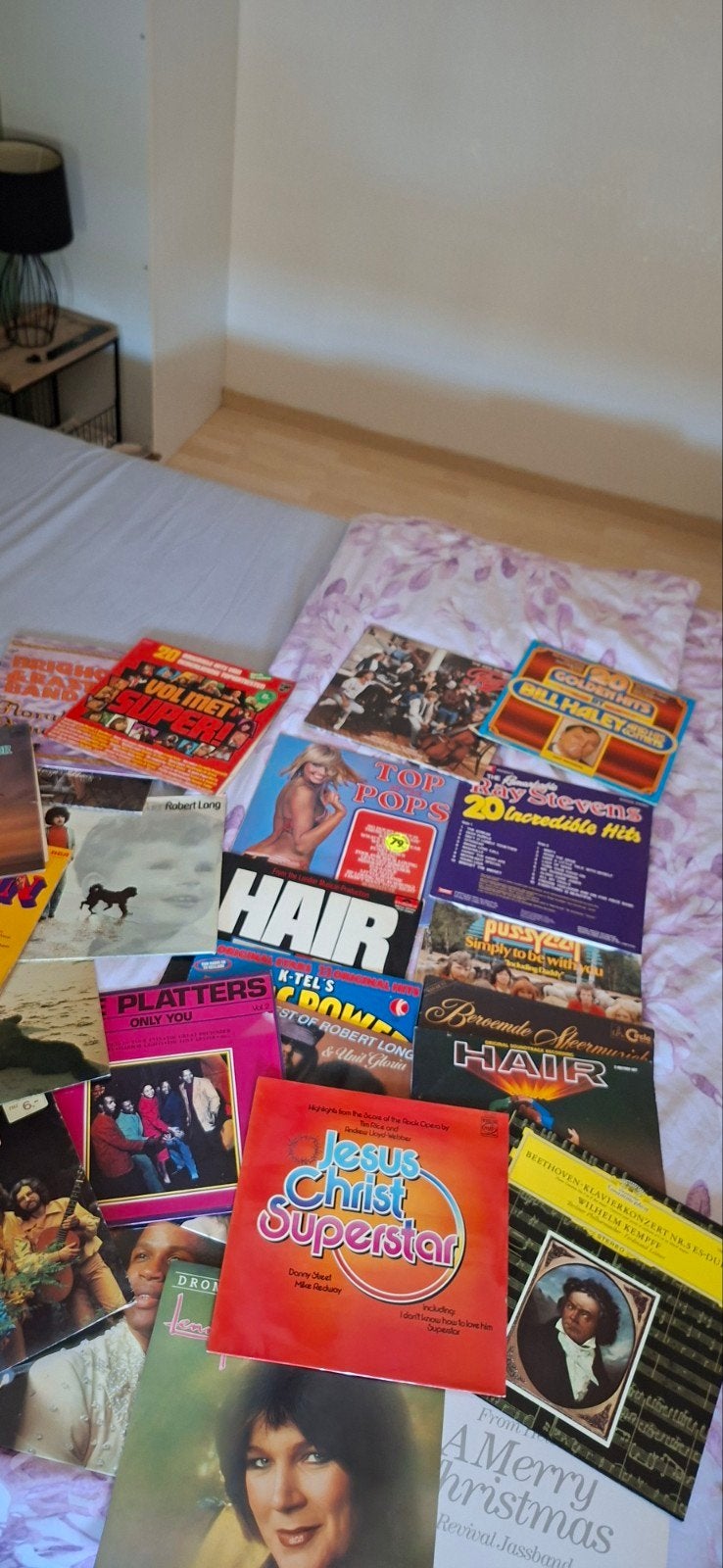 Grote doos vol diverse LP's - Nederlands, klassiek, kerst, Ophalen, LP, Gebruikt, Overige genres
