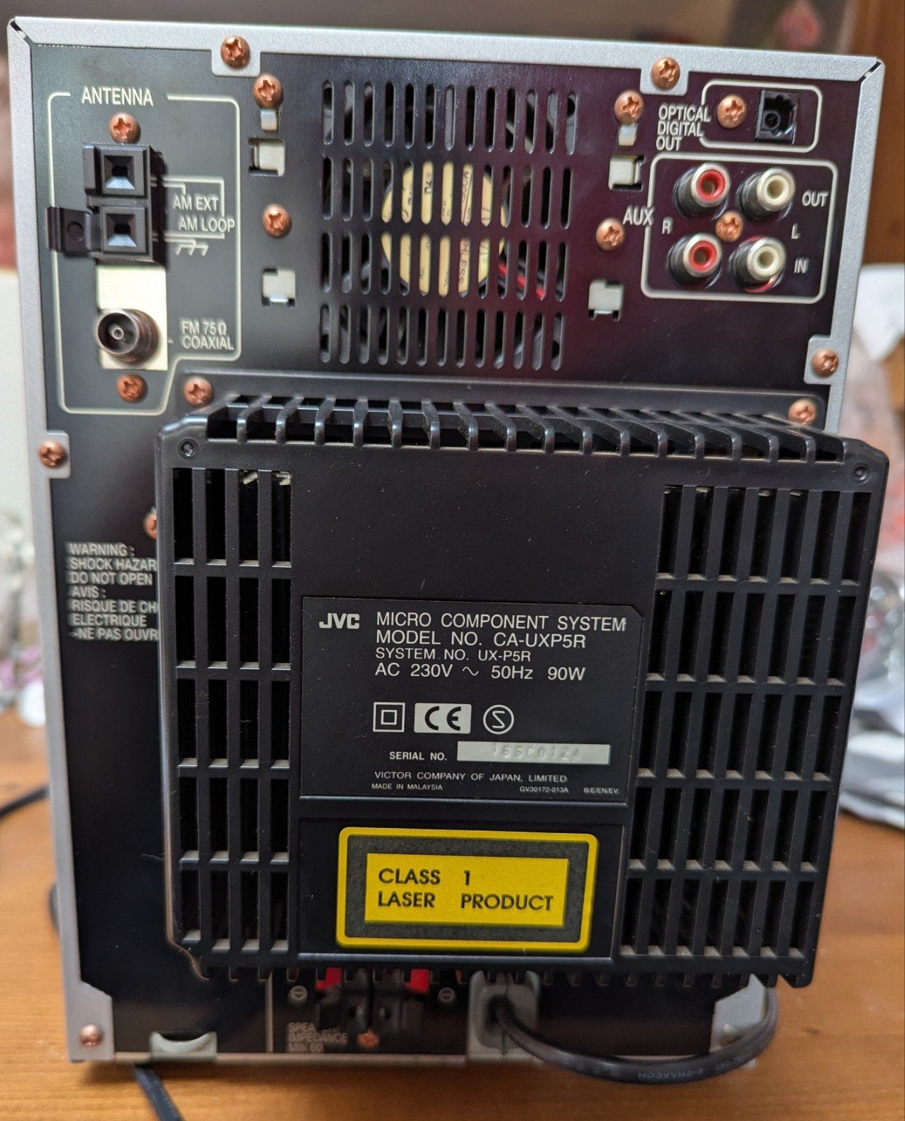 JVC Micro Component System UX-P5R met CD, Cassette & Radio, Audio, Tv en Foto, Stereo-sets, Gebruikt, Tuner of Radio, JVC, Ophalen of Verzenden