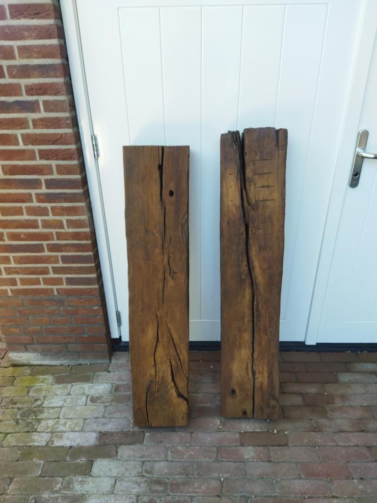 Geborsteld bielzen, Ophalen, Zo goed als nieuw, Hardhout, 250 cm of meer