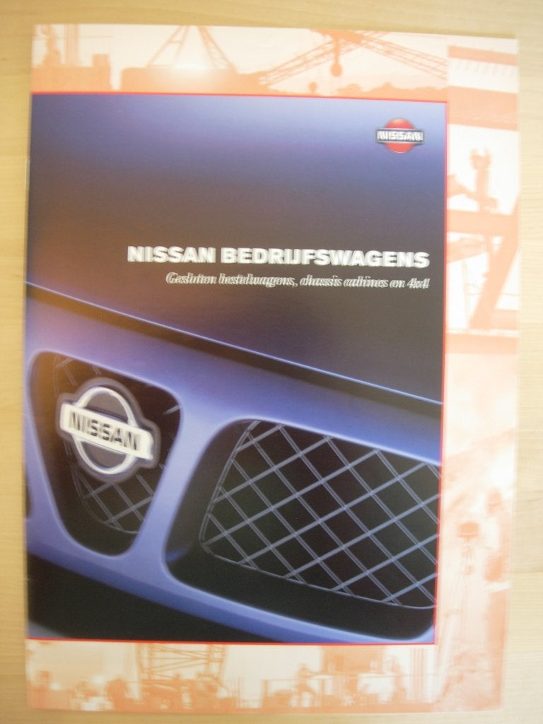 Nissan Pickup Terrano Patrol Vanette Trade Brochure ca 1998, Ophalen of Verzenden, Zo goed als nieuw, Nissan, NISSAN