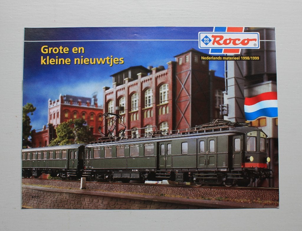 Roco folder Nederlands materieel, Hobby en Vrije tijd, Modeltreinen | H0, Gelijkstroom of Wisselstroom, Nieuw, Roco, Boek, Tijdschrift of Catalogus