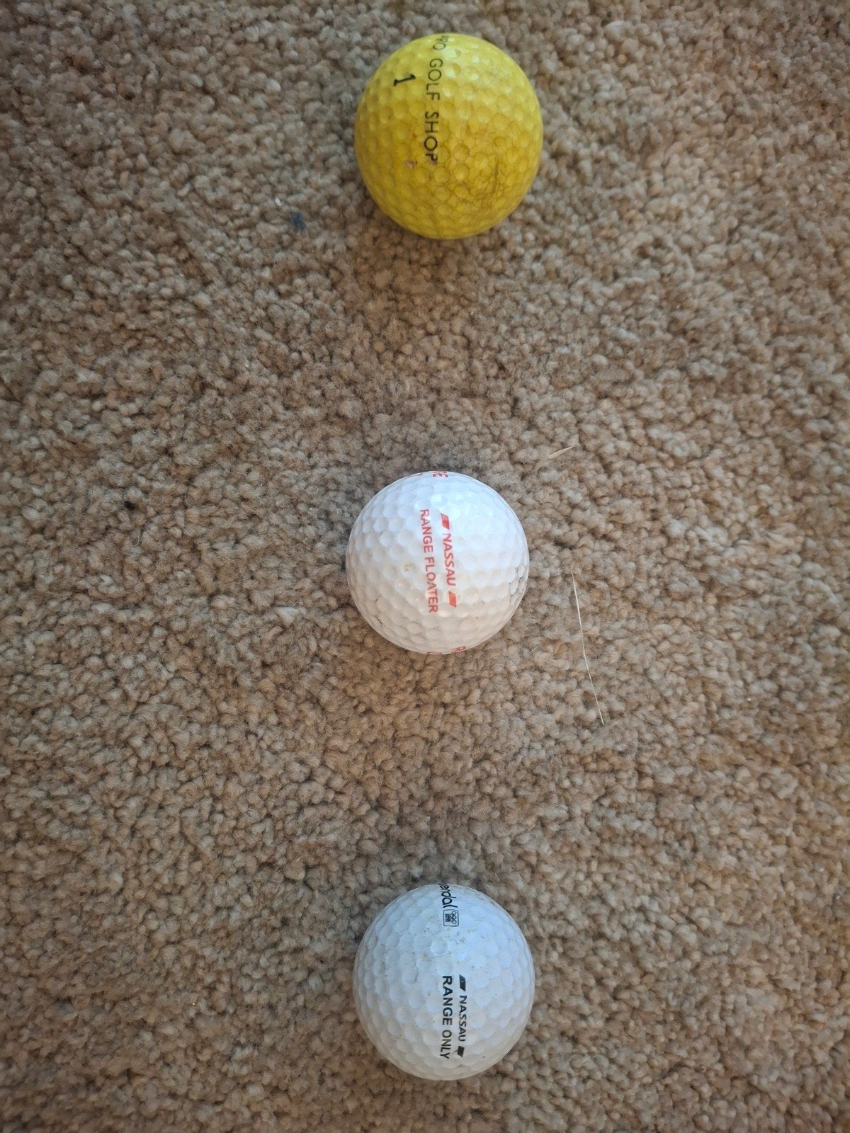 Golfballen: Pro Golf Shop, Nassau Range Floater, Papendal, Ophalen of Verzenden, Bal(len)