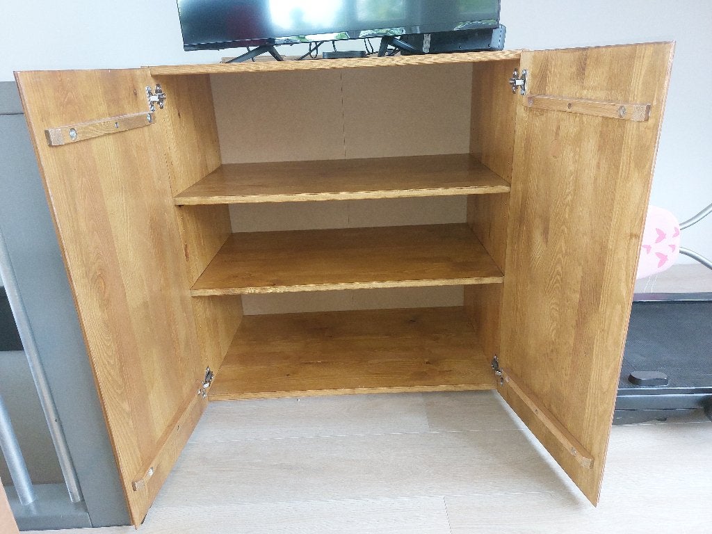 IKEA IVAR met Deuren (Mooi Gebeitst Massief Hout), Ophalen, Gebruikt