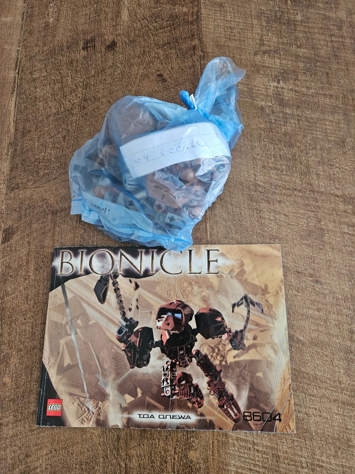 Lego Bionicle TDA Onewa 8604 met instructies, Gebruikt, Bionicle, Lego, Inclusief instructies