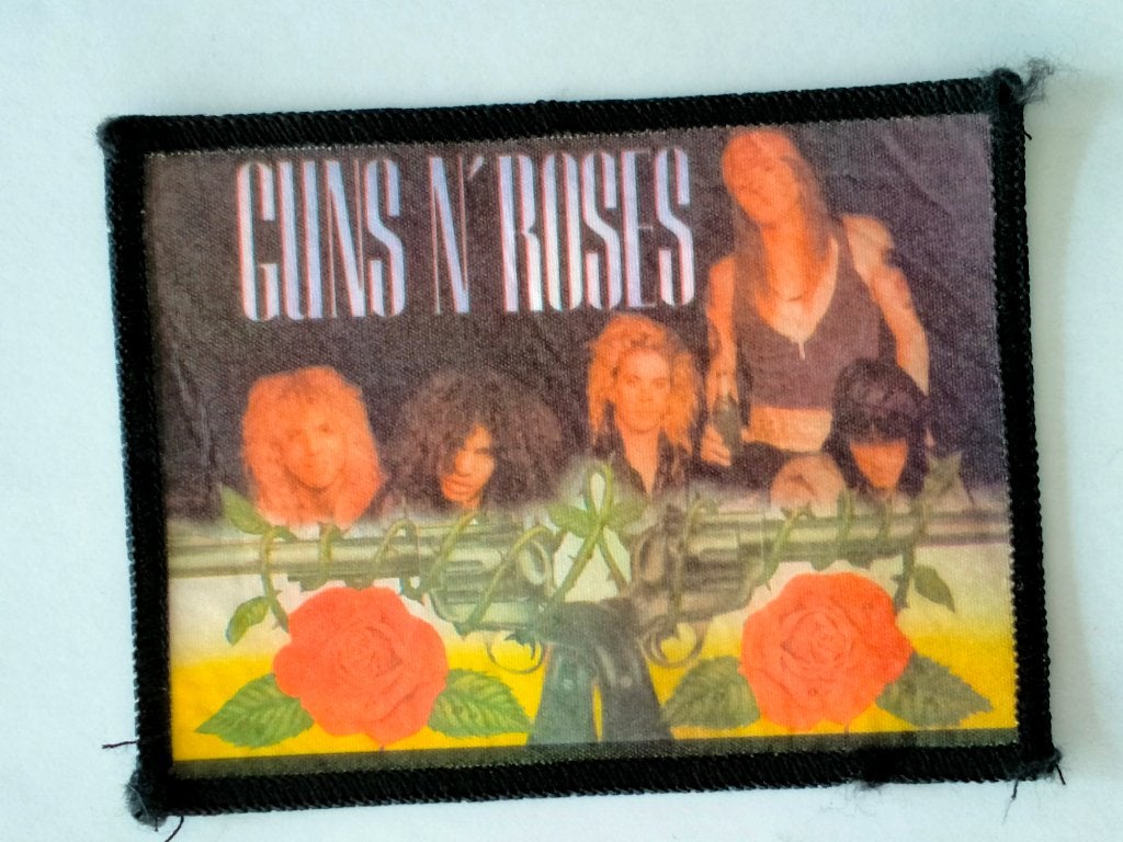 Guns N Roses band rock muziek kleding patch embleem 2, Verzenden, Zo goed als nieuw, Kleding