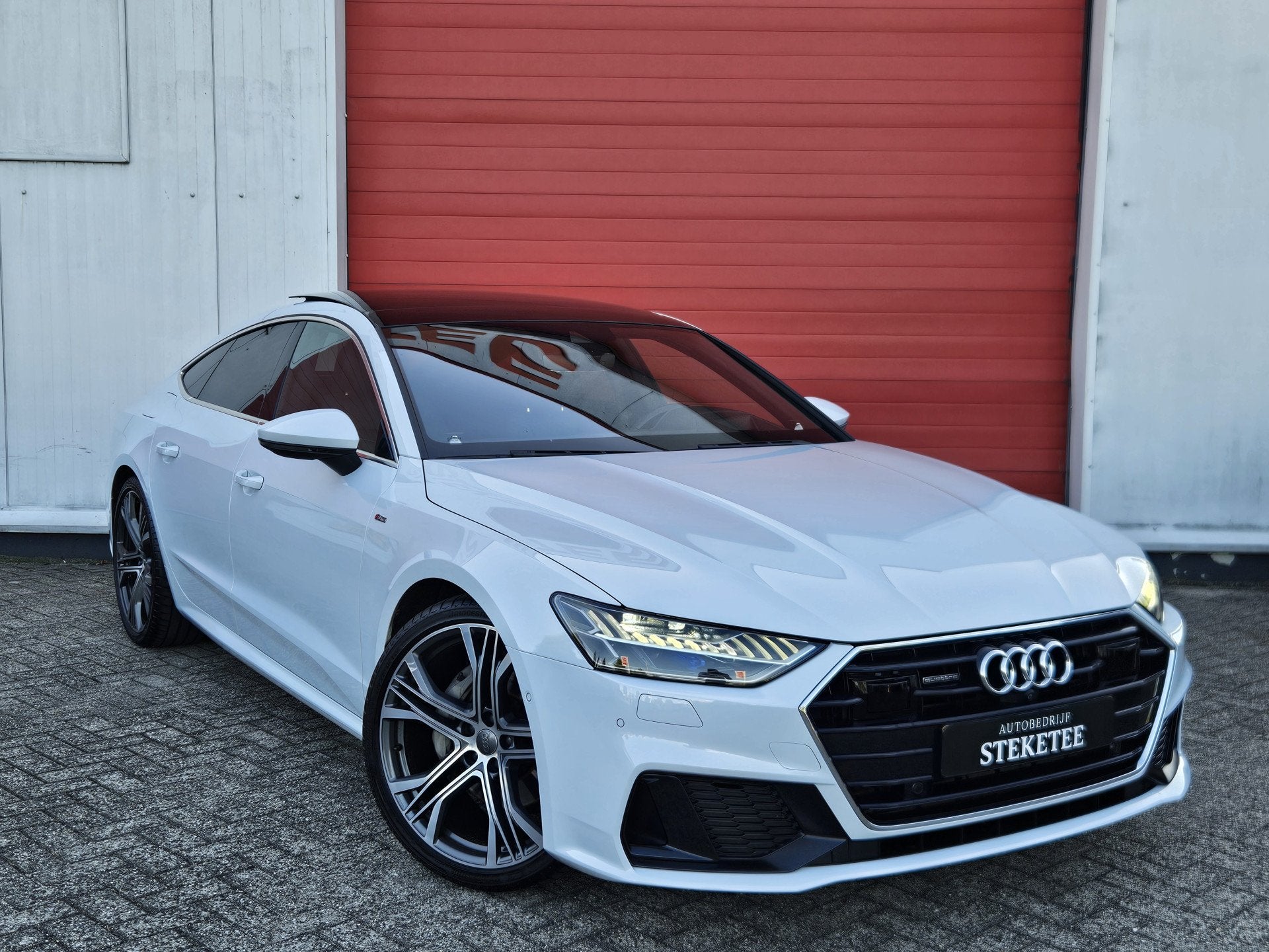 Audi A7 Sportback 50 TDI quattro Pro Line S | PANO | B/O | A, Auto's, Audi, 12 maanden, Gebruikt, Wit, Bedrijf