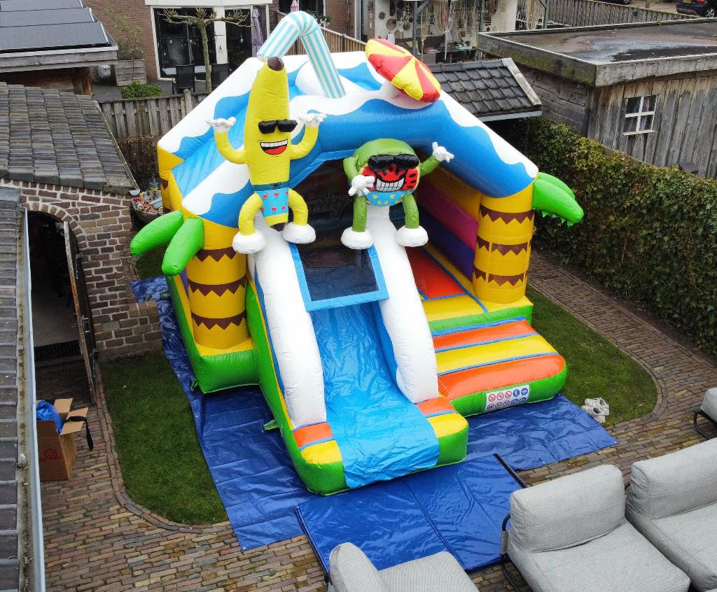 Springkussen Huren? Incl. Opbouw & Afbouw 🏰 Regio Emmen, Ophalen of Verzenden, Nieuw, Overige