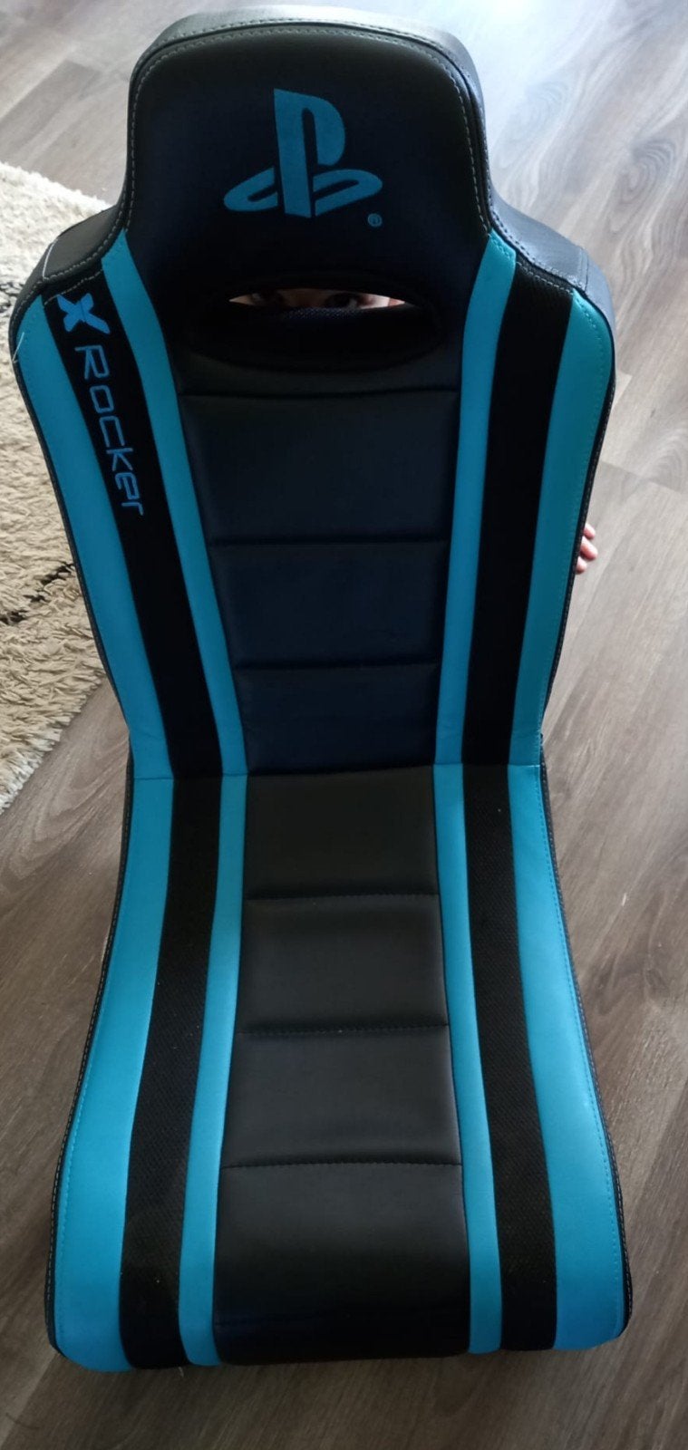 X Rocker PlayStation Gaming Stoel - Zwart/Blauw, Ophalen of Verzenden, Sony, Gebruikt