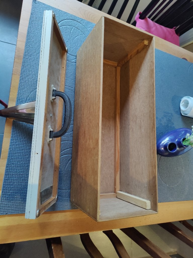 Houten kist, Huis en Inrichting, Woonaccessoires | Kisten, Ophalen, Minder dan 50 cm, Overige materialen, 50 tot 100 cm