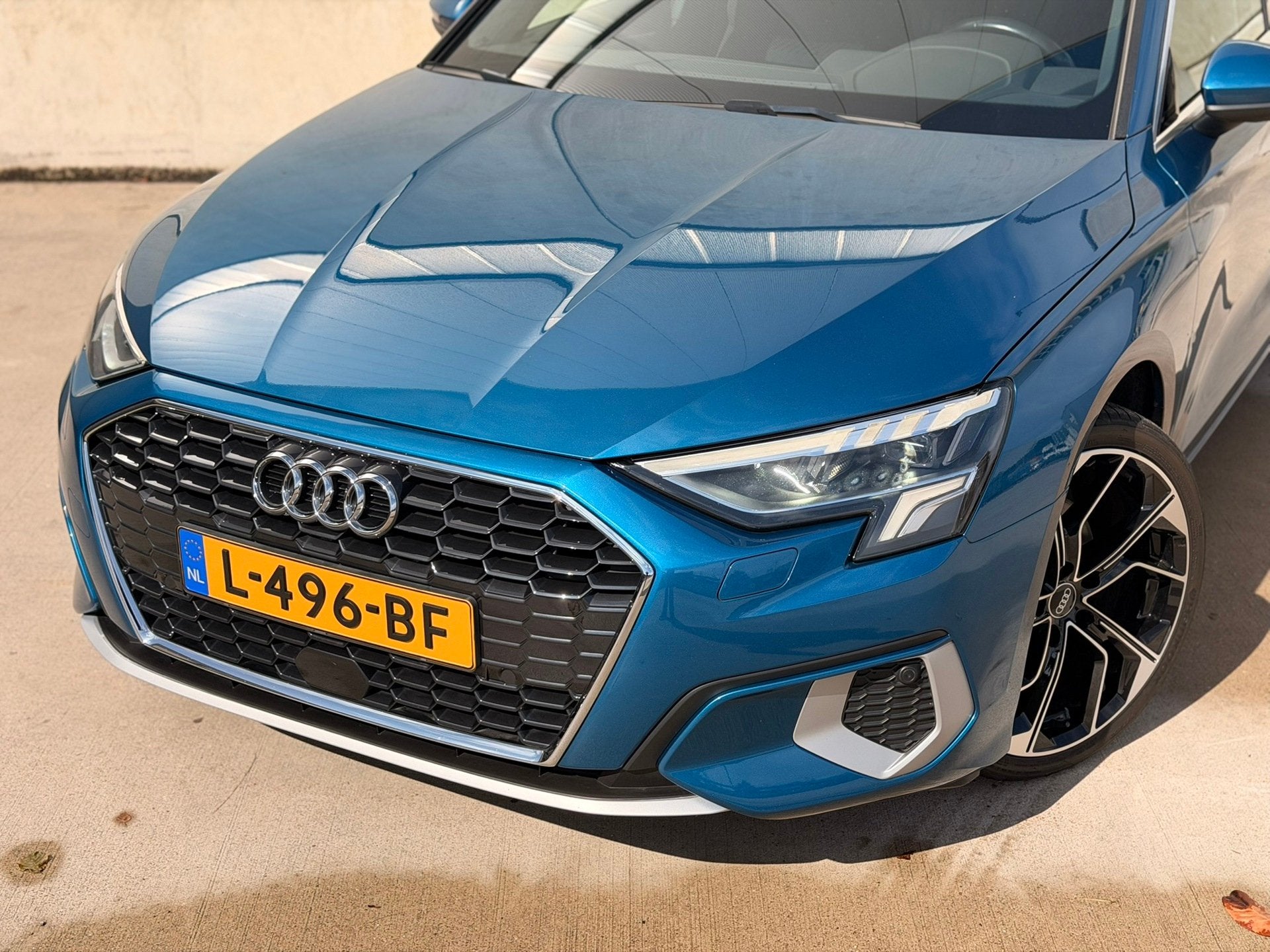 Audi A3 Sportback 35 TFSI S-Tronic 19'' Trekhaak CarPlay LED, Auto's, Audi, 4 cilinders, 150 pk, Blauw, Origineel Nederlands