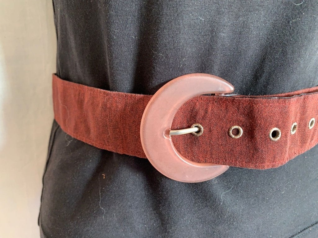 bordeaux rode riem, 85 lang, 4 cm breed, 80 tot 90 cm, 3 tot 5 cm, ., Ophalen of Verzenden