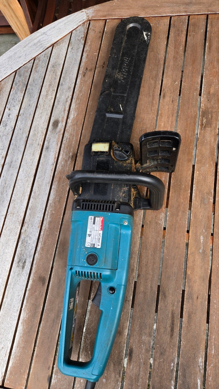 Makita Elektrische Kettingzaag, Ophalen, Gebruikt, 70 mm of meer, Kettingzaag