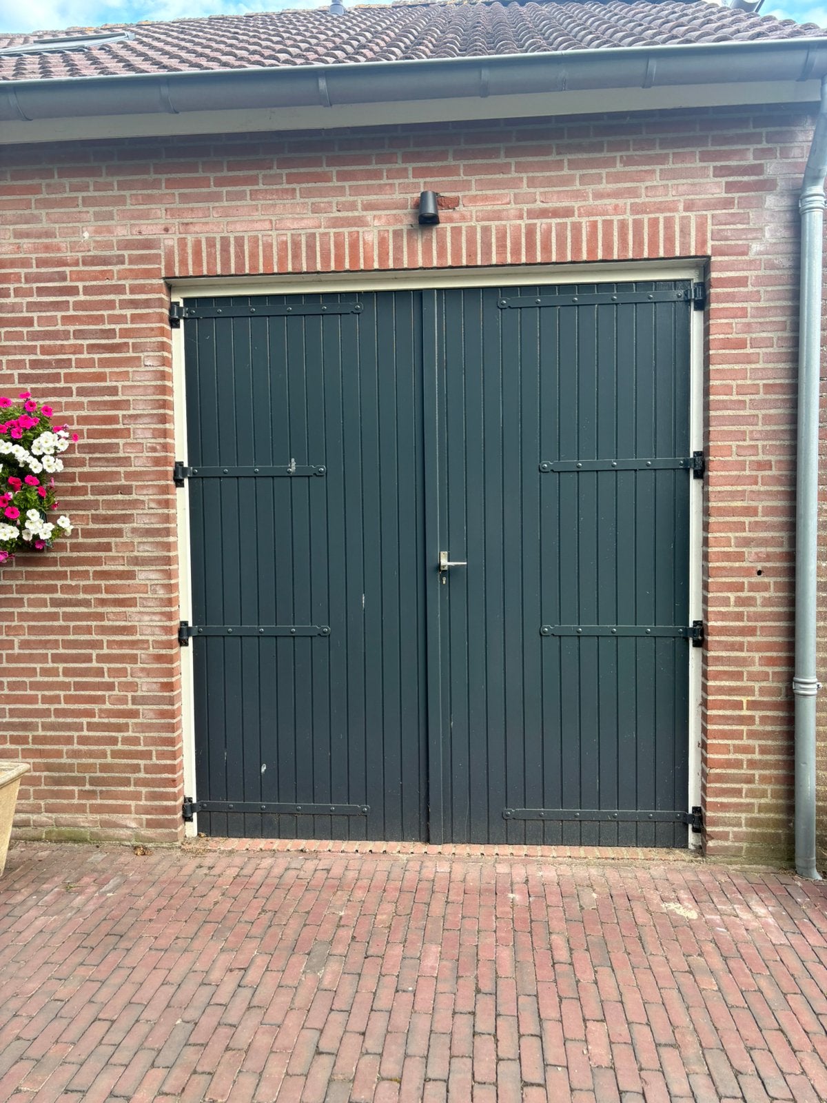 Schuurdeuren, Ophalen, Gebruikt, Garagedeur, Hout
