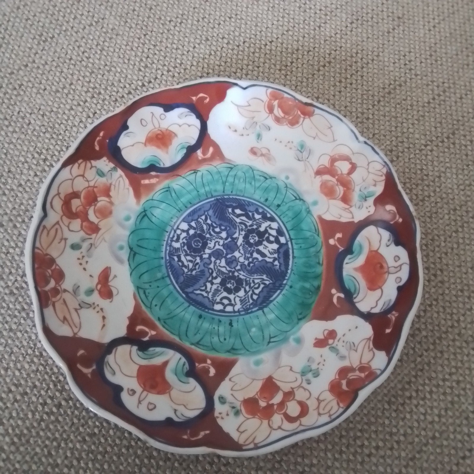 Antiek Chinees Imari bord, Ophalen of Verzenden