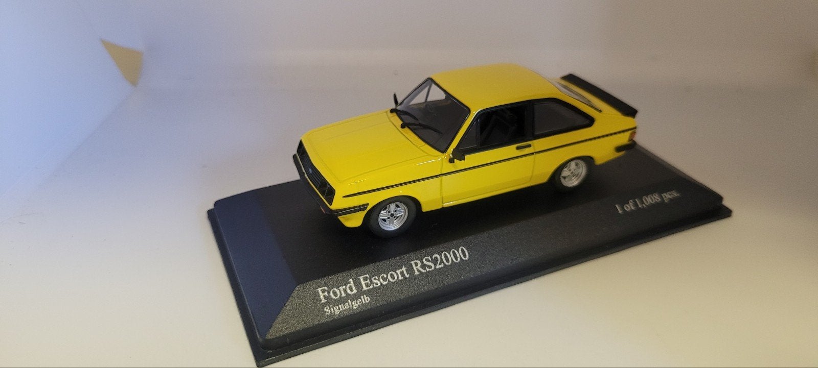 Minichamps 1976 Ford Escort II RS 2000, Ophalen of Verzenden, Nieuw, Auto, MiniChamps