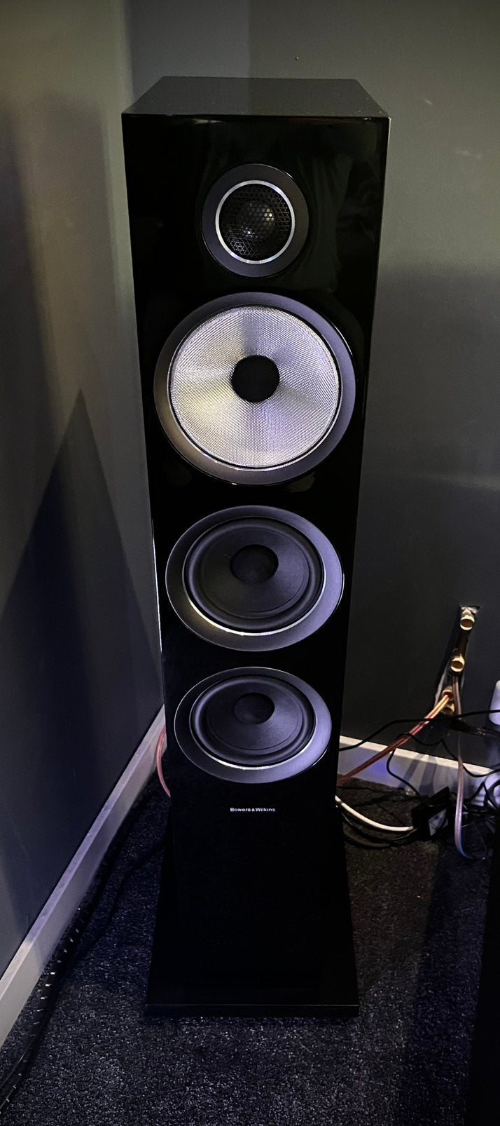 Bower&Wilkins 704S2 pianolak vloerluidsprekers, Audio, Tv en Foto, Luidsprekers, Ophalen, Vloerstaande luidspreker, Basreflex