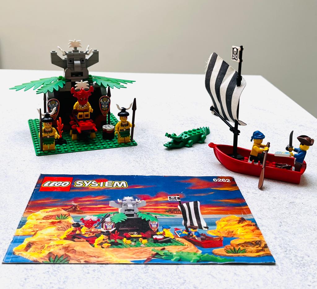 LEGO 6262 - King Kahuka’s Throne – Compleet met boekje, Kinderen en Baby's, Speelgoed | Duplo en Lego, Compleet, Lego, Zo goed als nieuw