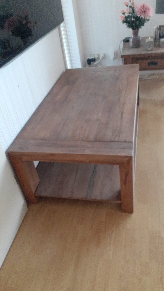 salontafel, Ophalen, 100 tot 150 cm, Teakhout, 50 tot 100 cm