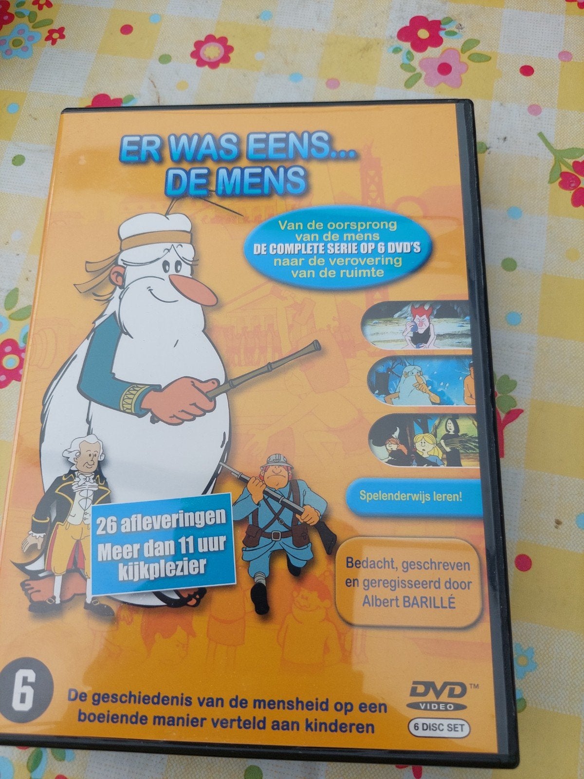 Er Was Eens... De Mens - Complete Serie (6 DVD's), Cd's en Dvd's, Dvd's | Tekenfilms en Animatie, Europees, Gebruikt, Tekenfilm