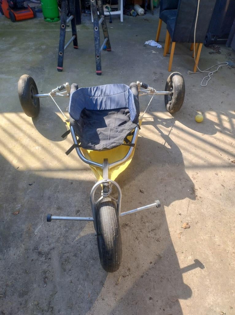 Peter Lynn kite buggy, Ophalen
