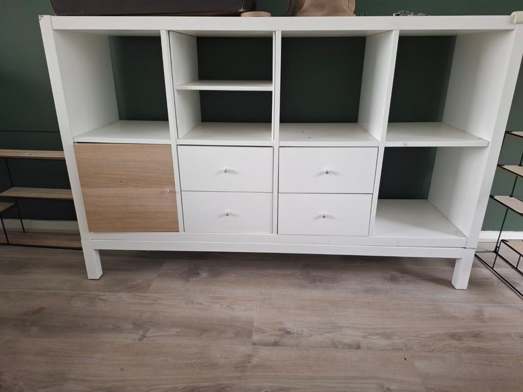 Kallax kast ikea, Gebruikt, Ophalen of Verzenden, Minder dan 150 cm, Minder dan 100 cm