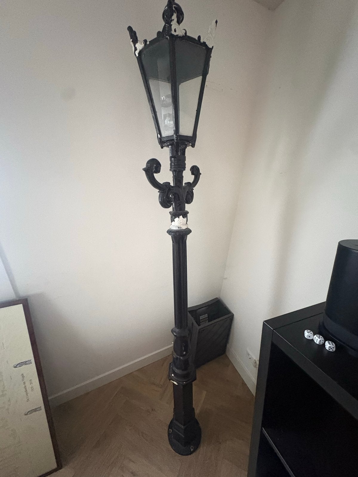 Decoratieve staande lantaarnpaal, Antiek en Kunst, Ophalen