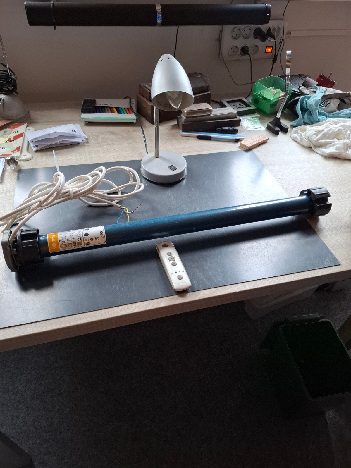 Zeer goede zonnescherm motor met 5 funcies, Ophalen, Zo goed als nieuw, 200 cm of meer, 200 cm of meer