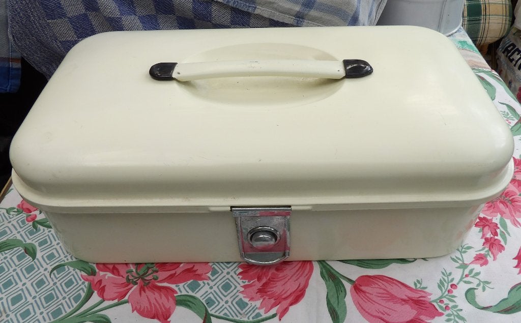 oude broodtrommel/ Brabantia brooddoos, Ophalen of Verzenden