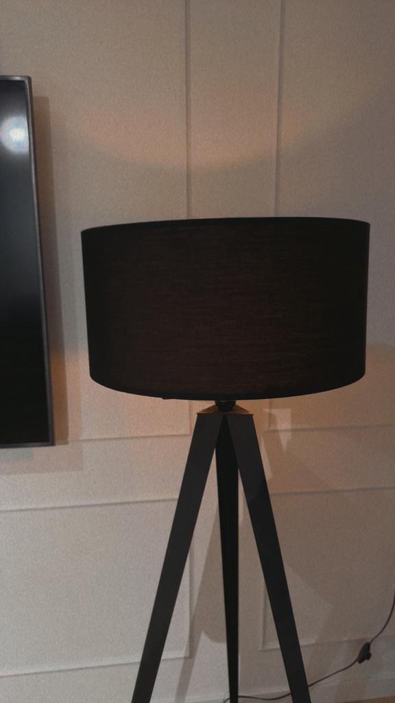 Zwarte staande lamp., Ophalen, Zo goed als nieuw, 150 tot 200 cm