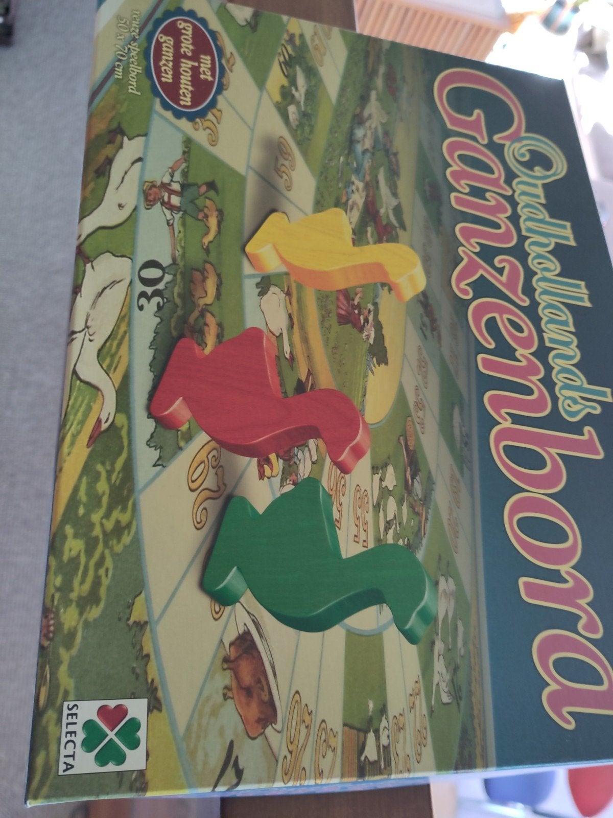 Oudhollands Ganzenbord - Zo goed als nieuw, Hobby en Vrije tijd, Ophalen of Verzenden, Zo goed als nieuw, Selecta