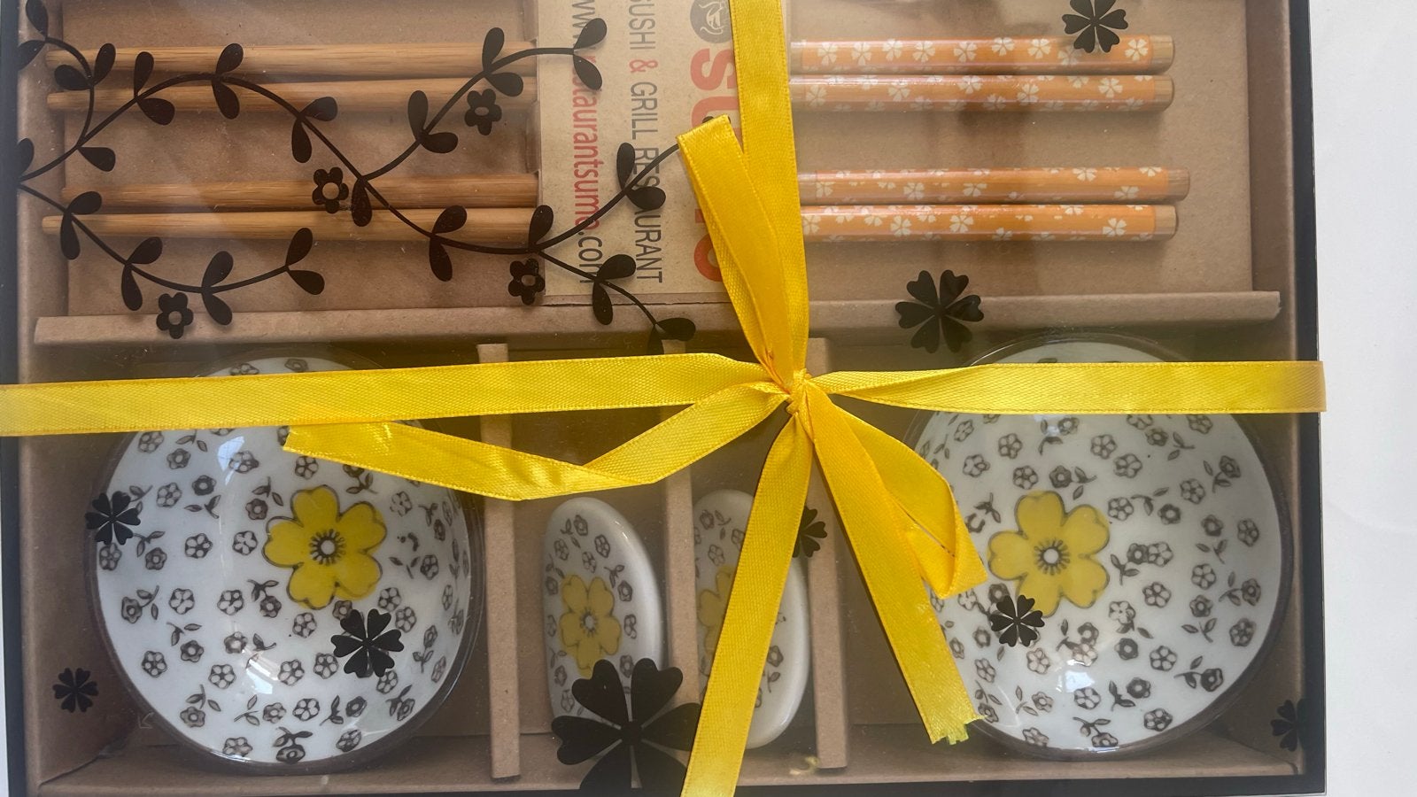 Sushi set met kommen en eetstokjes - Nieuw, Aziatisch, Overige merken, Keramiek, Nieuw