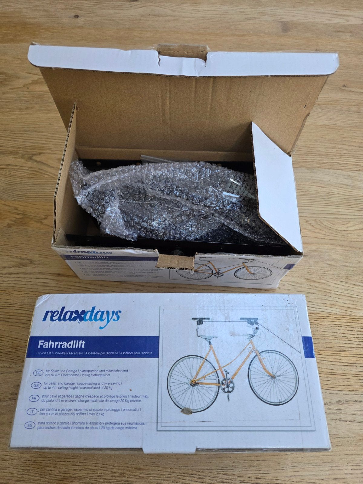 2x Fietslift Plafondmontage tot 4m Hoogte, Max 20kg, Ophalen of Verzenden, Nieuw, Onbekend