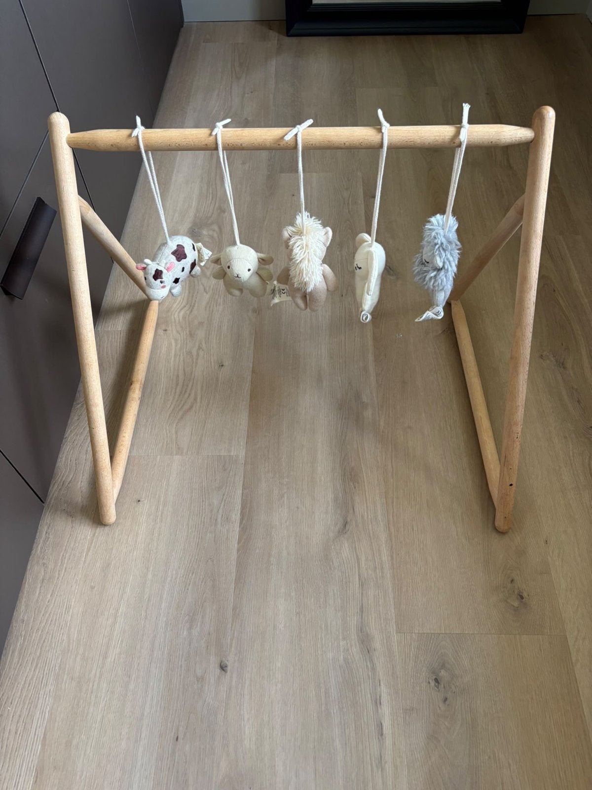 Houten babygym met Konges Sløjd hangers, Ophalen, Zo goed als nieuw, Babygym