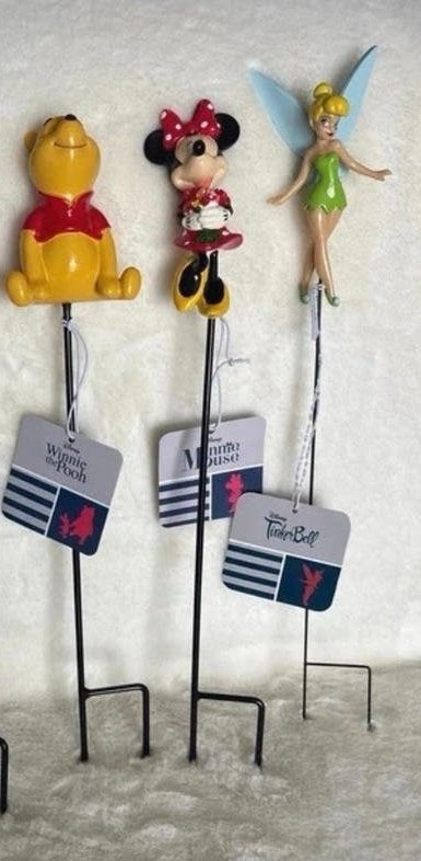 Disney Kerst Tuin Stekers - Minnie, Poeh, Tinkerbell, Ophalen of Verzenden, Nieuw