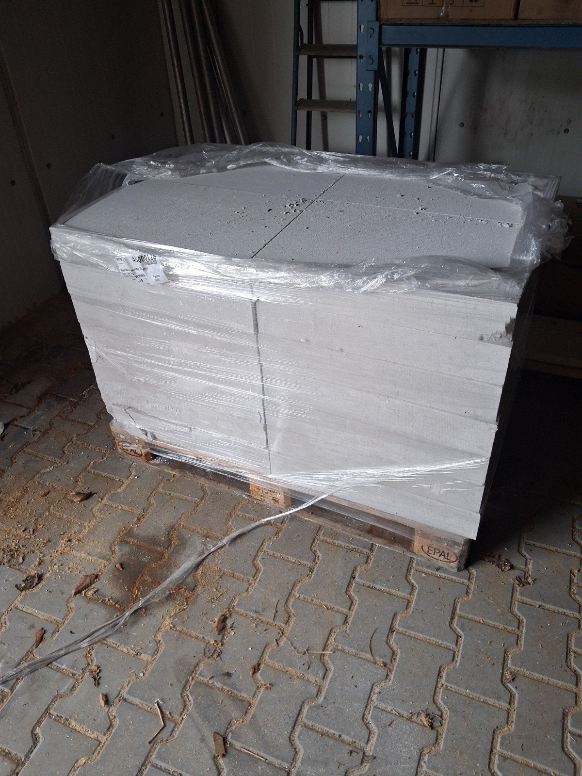 28 stuks Ytong blok 60 x 40 x 10, Ophalen