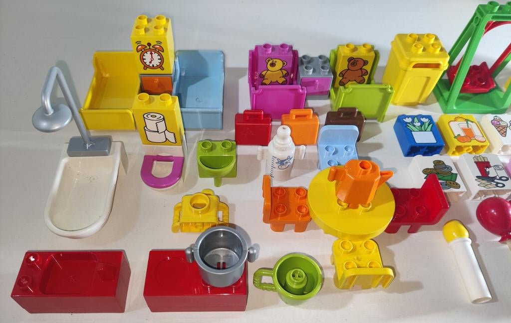 ❤️💚🩵 Duplo huisinrichting, Kinderen en Baby's, Speelgoed | Duplo en Lego, Ophalen of Verzenden, Duplo