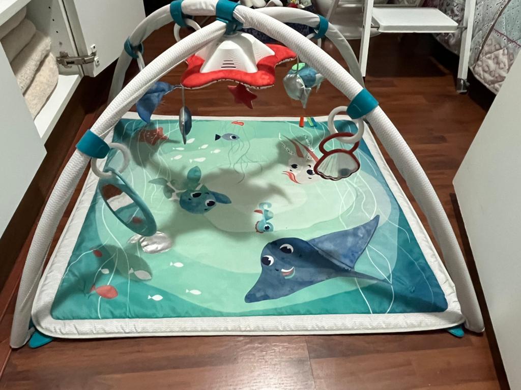 Tiny Love Speelkleed met Babygym - Onderwaterwereld, Kinderen en Baby's, Speelgoed | Babyspeelgoed, Ophalen of Verzenden, Zo goed als nieuw