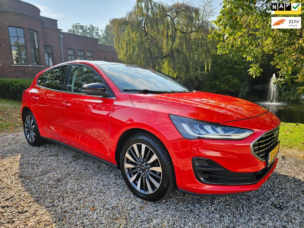 Ford Focus 1.0 EcoBoost Hybrid Titanium X AIRCO/cruise, Auto's, Gebruikt, Euro 6, Origineel Nederlands, Bedrijf