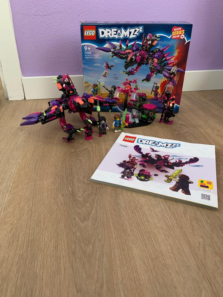 LEGO DREAMZzz 71483 De Nachtmerrieheks' Nachtmerriewezens, Lego, Ophalen of Verzenden, Zo goed als nieuw, Compleet
