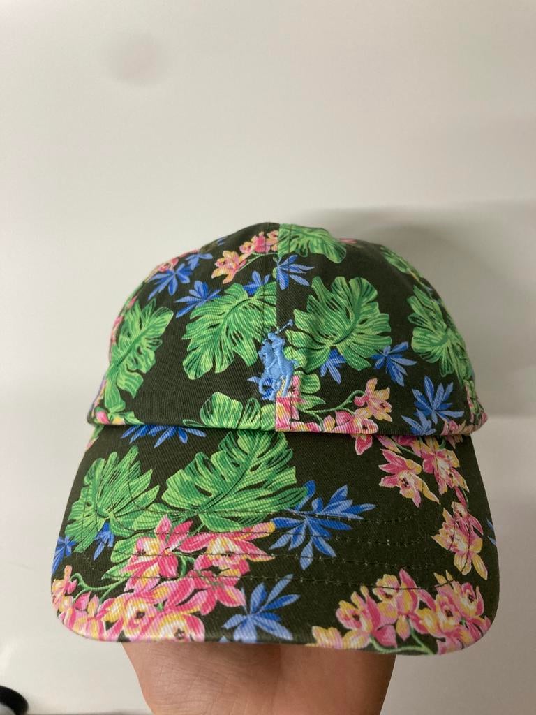 Polo Ralph Lauren Aloha Floral Baseball Cap Hat with pony, Ralph Lauren, One size fits all, Ophalen of Verzenden, Pet