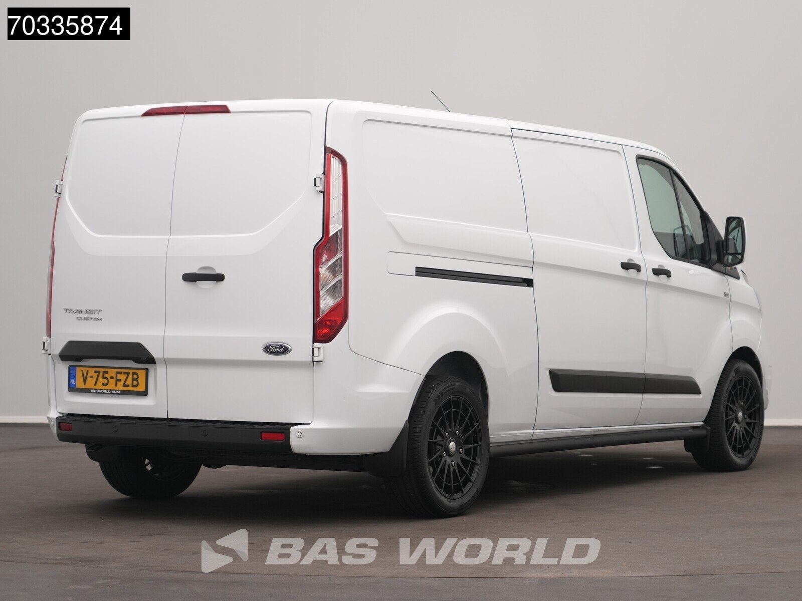Ford Transit Custom 130PK L2H1 LED Airco Cruise Camera Parke, Euro 6, 4 cilinders, Wit, Bedrijf