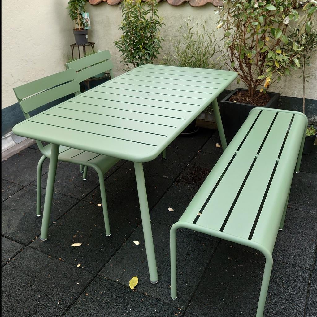 Nieuwe fermob Luxembourg tafels 143x80 vele kleuren direct, Tuin en Terras, Tuintafels, Ophalen, Nieuw, Rechthoekig