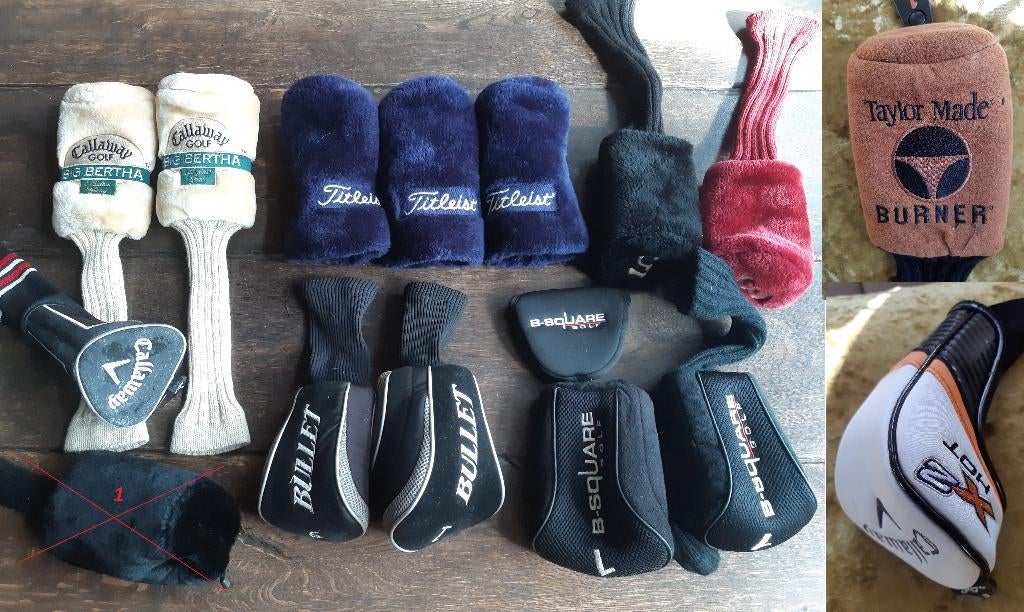 Covers voor drivers. Callaway Taylormade Bullet B Square etc, Sport en Fitness, Golf, Ophalen of Verzenden, Gebruikt, Set, Callaway