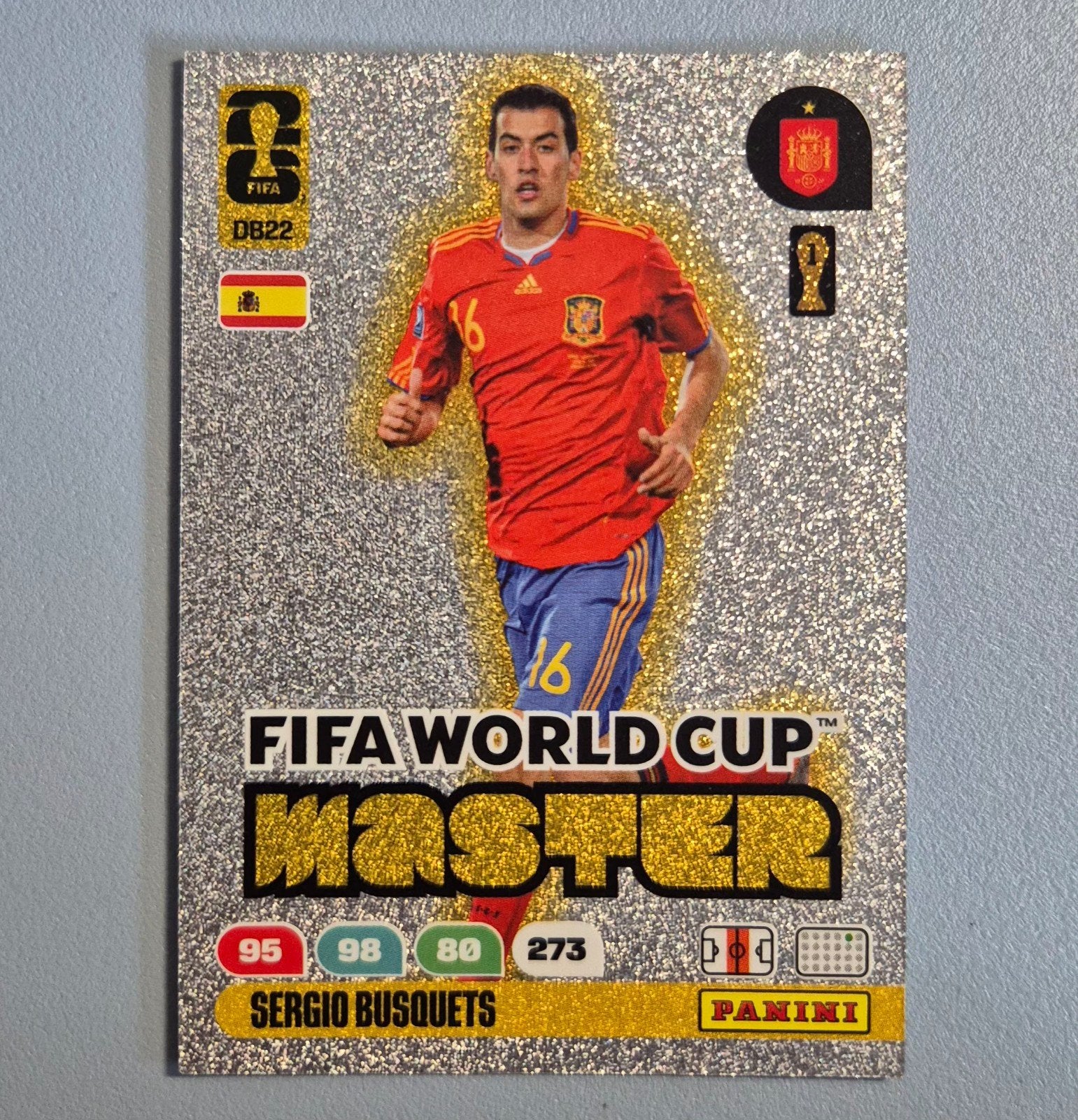 Sergio Busquets - FIFA World Cup Master - Panini 2026, Hobby en Vrije tijd, Stickers en Plaatjes, Ophalen of Verzenden, Nieuw
