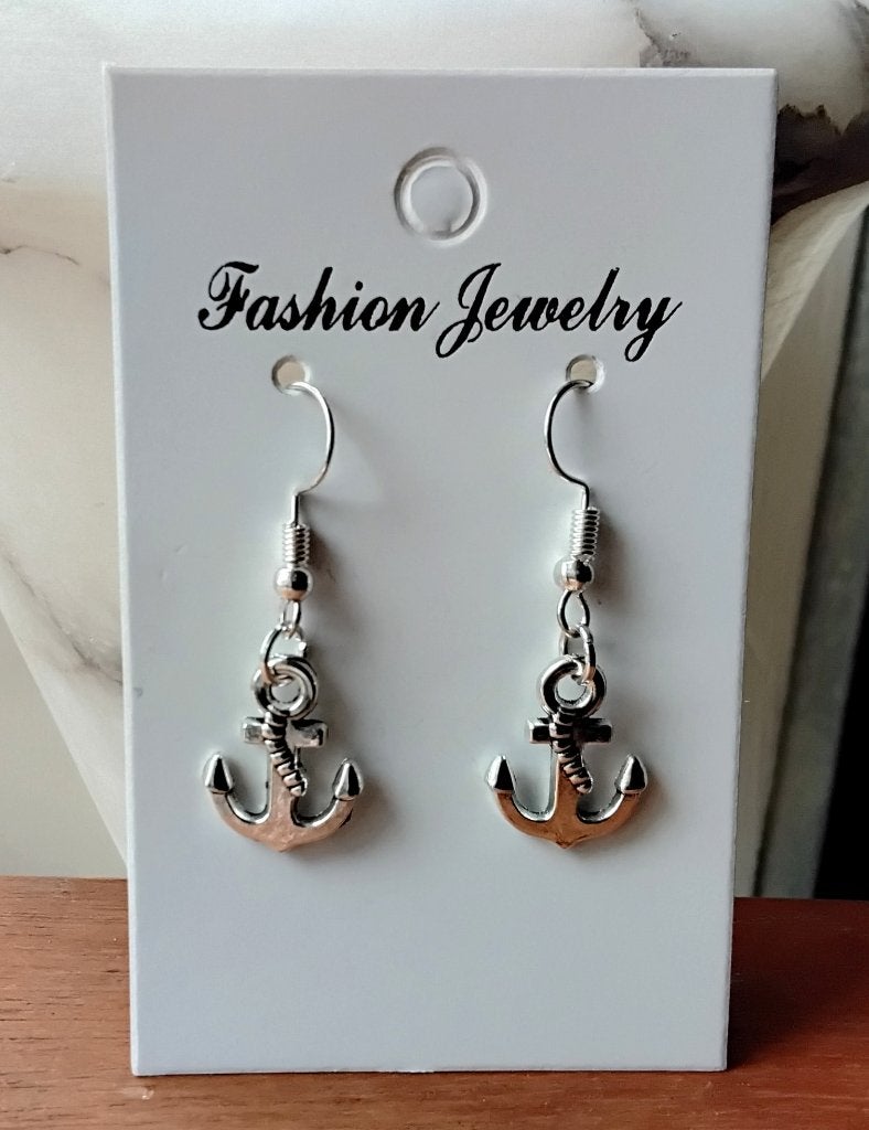 Oorbellen anker, zeilen, zee, boot, schip, matroos, schipper, Sieraden, Tassen en Uiterlijk, Overige materialen, Hangers, Nieuw